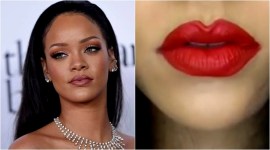 Rihanna, Rihanna does her first make-up tutorial, Rihanna's make up video, Rihanna videos
