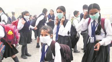 air pollution, smog, haryana schools, haryana air pollution, Haryana smog, punjab air pollution, Punjab news, indian express news