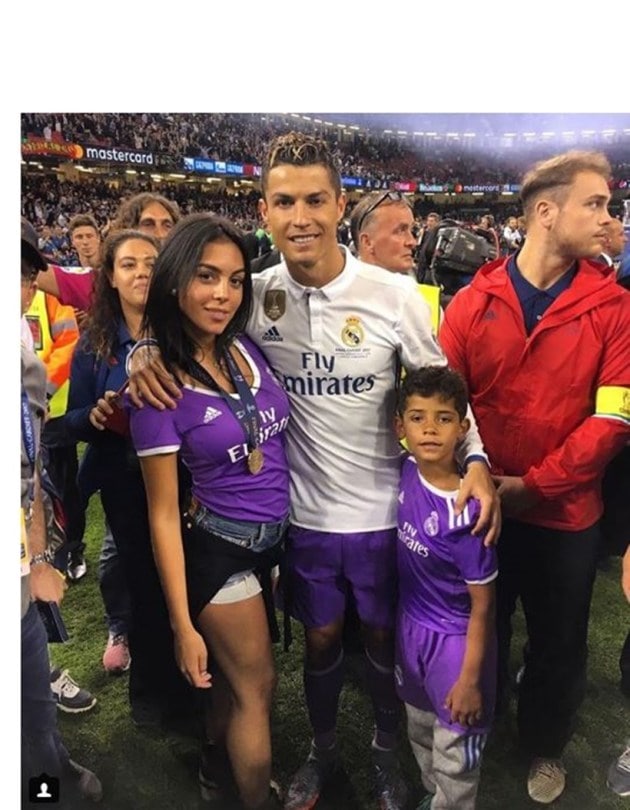cristiano ronaldo, ronaldo pictures, georgina rodrigues, cristiano ronaldo junior, ronaldo father, ronaldo family pics, football, sports images, indian express
