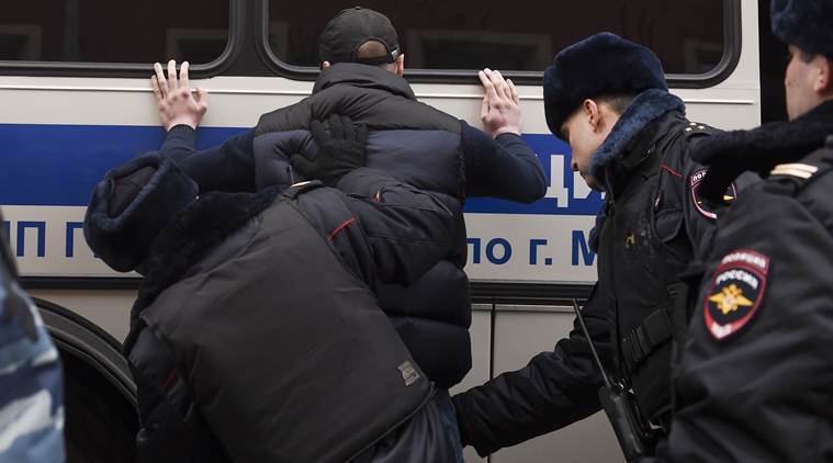 ‘Around 200 detained at Moscow anti-Putin protest’