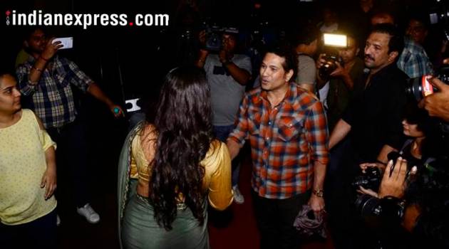 Sachin Tendulkar Tumhari Sulu screening
