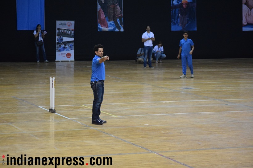 Sachin Tendulkar photos, Tendulkar photos, World Children's Day 2017, World Children's Day photos, Cricket photos