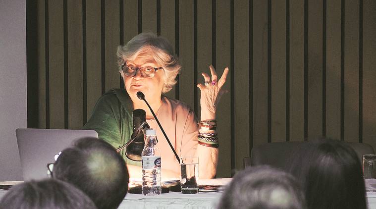 Salima Hashmi, Pakistani artist, Pakistan, Art and culture, cultural exchange, Indian express talk, Indian express