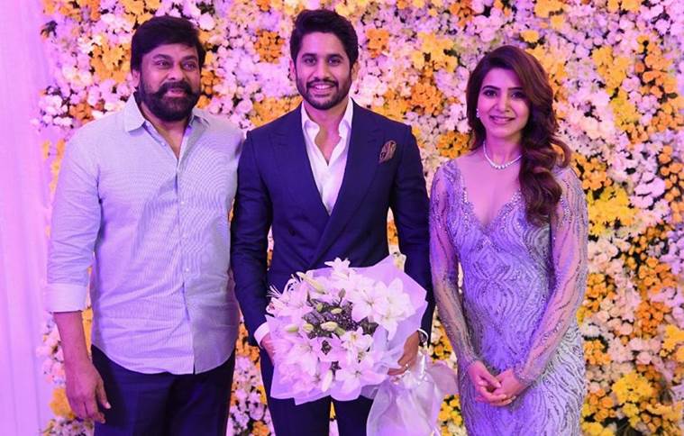 Samantha Ruth Prabhu, Naga Chaitanya, Samantha naga wedding reception, chaisam Hyderabad reception, Hyderabad Samantha naga reception, Samantha naga latest photos, Samantha naga recent photos, chaisam Hyderabad reception inside photo