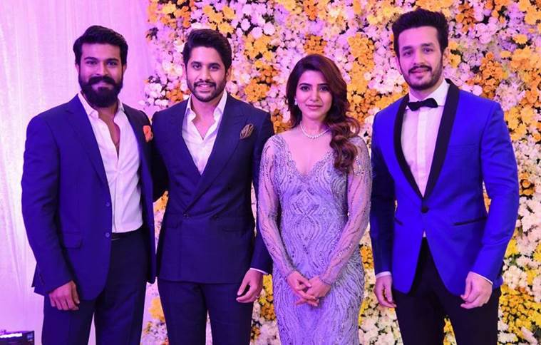 Samantha Ruth Prabhu, Naga Chaitanya, Samantha naga wedding reception, chaisam Hyderabad reception, Hyderabad Samantha naga reception, Samantha naga latest photos, Samantha naga recent photos, chaisam Hyderabad reception inside photo