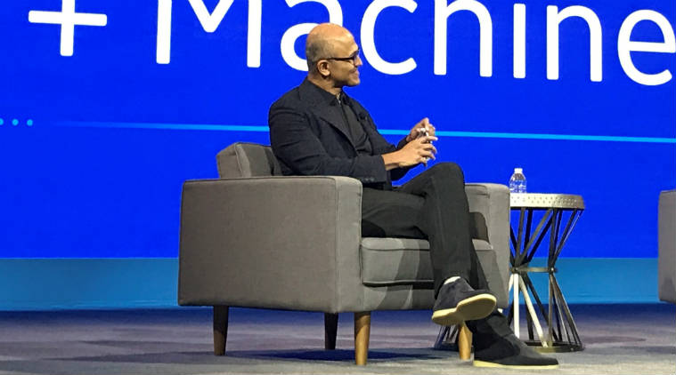 Satya Nadella, Satya Nadella on Aadhaar, Satya Nadella on privacy, india news, indian express news