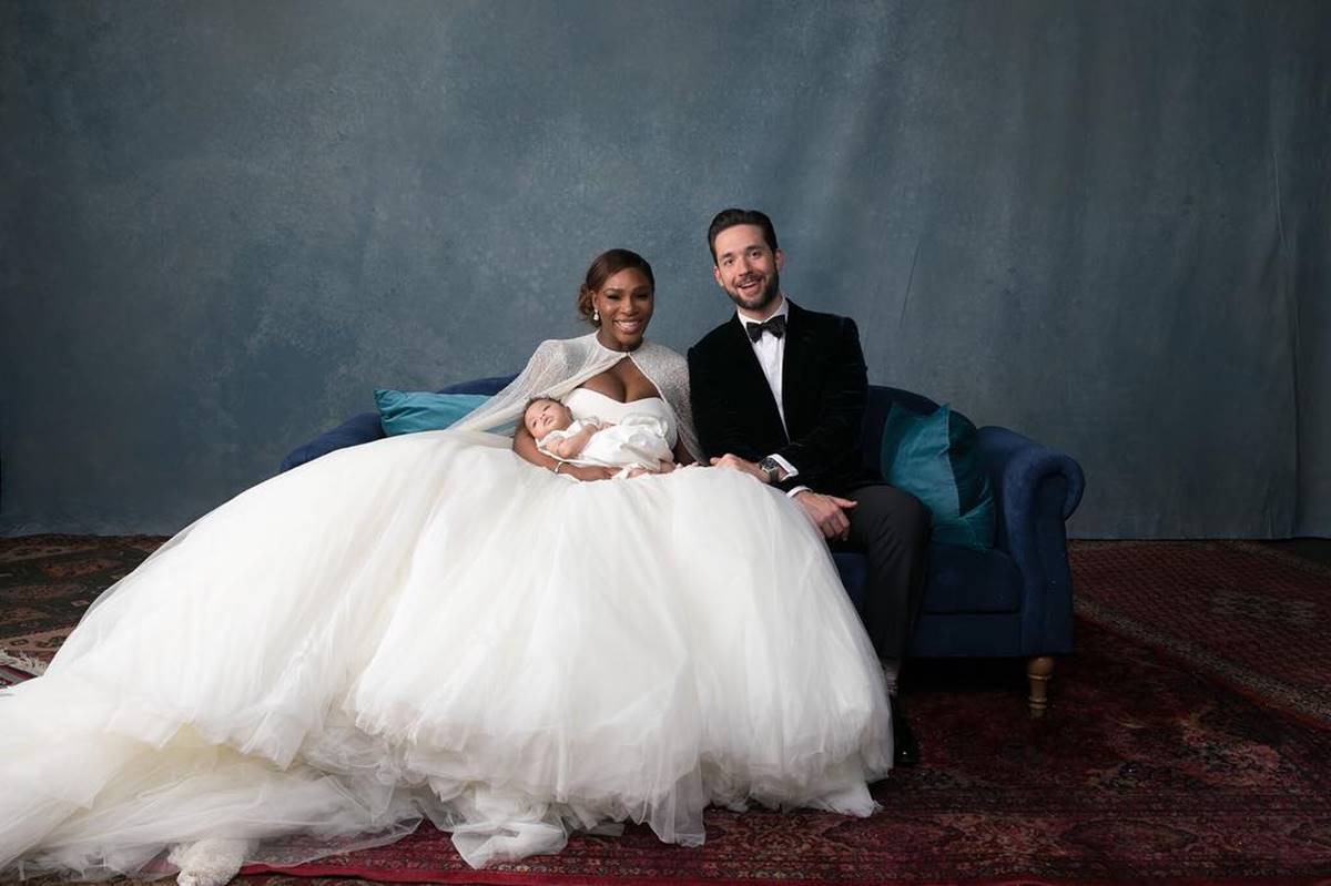 venus williams wedding dress