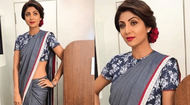 Shilpa Shetty, Shilpa Shetty latest photos, Shilpa Shetty saris, Shilpa Shetty fashion, Shilpa Shetty movies, indian express, indian express news