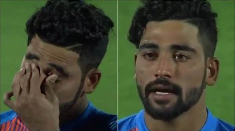 Mohammed Siraj has tears in his eyes towards the end of ...