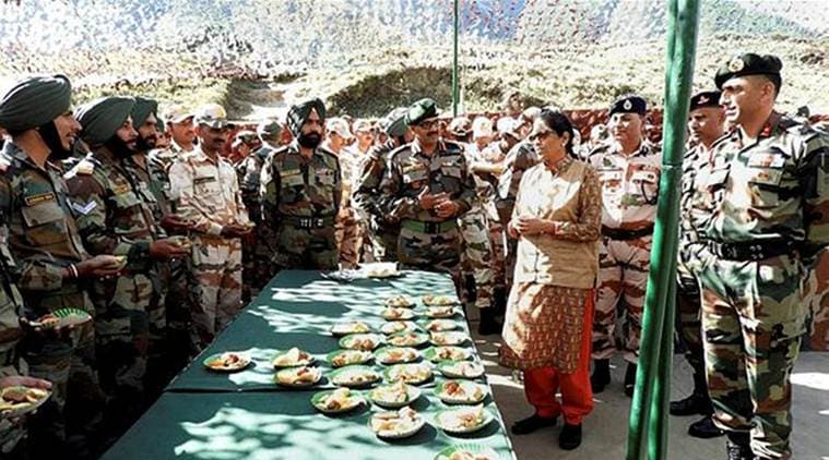 Nirmala Sitharaman, Defence Minister Nirmala Sitharaman, Nirmala Sitharaman Arunachal Pradesh Visits, Arunachal Pradesh, China, India News, Indian Express, Indian Express News