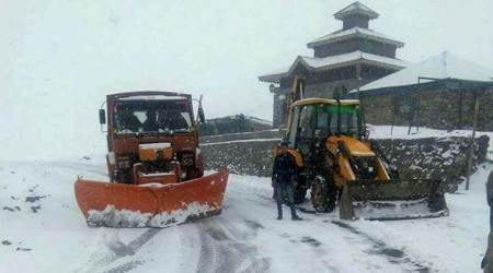 Kashmir, Leh, coldest place in india, kashmir temperature, srinagar temperature, indian express