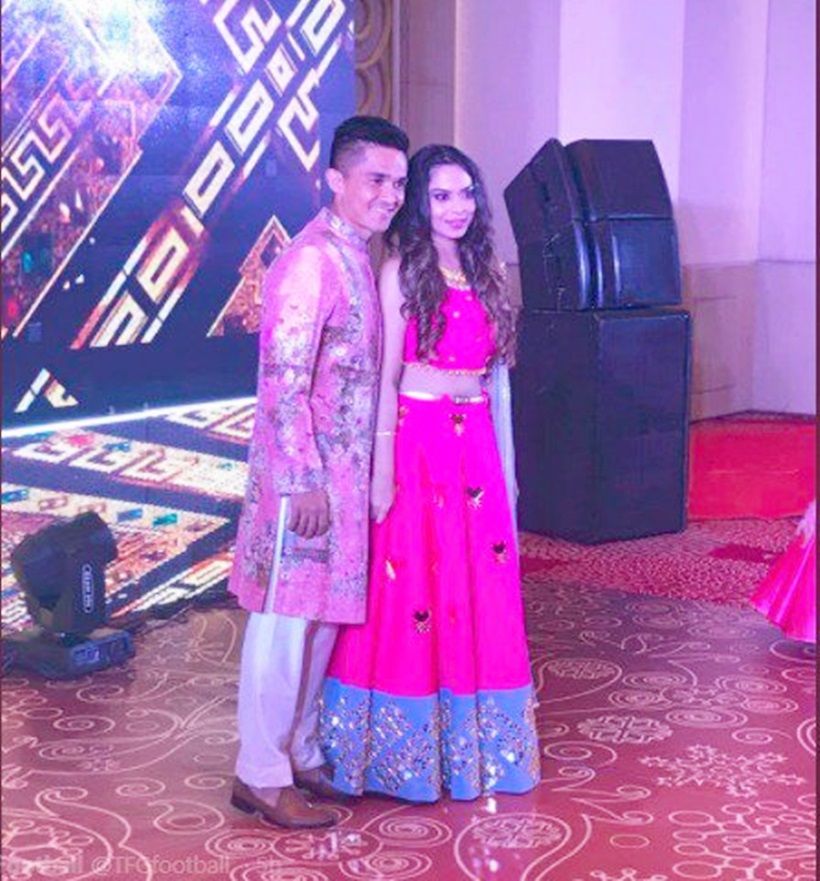 Sunil Chhetri's wedding celebrations get underway: Rare photos of the  adorable couple | Sports Gallery News,The Indian Express