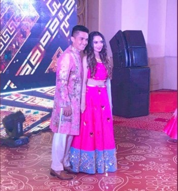 Sunil Chhetri's wedding celebrations get underway: Rare photos of the  adorable couple | Sports Gallery News - The Indian Express