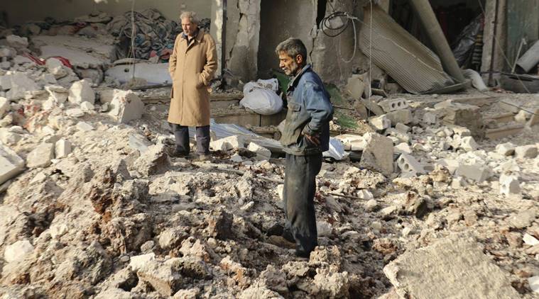 Air raids kill 29 civilians in north Syria town: monitor