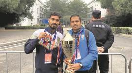 Thonakal Gopi, Asian Marathon Championship, Asian Marathon Championship news, Thonakal Gopi news, Thonakal Gopi gold medal, sports news, Indian Express