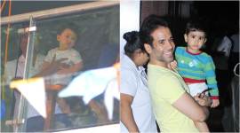kareena kapoor saif ali khan son taimur and laksshya spotted