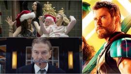 Thor Rangarok, Chris Hemsworth, A bad moms christmas, murder on the orient express, johnny depp