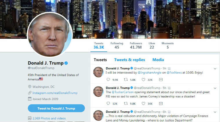 Donald Trumps Twitter Account Brought Down By Leaving Employee