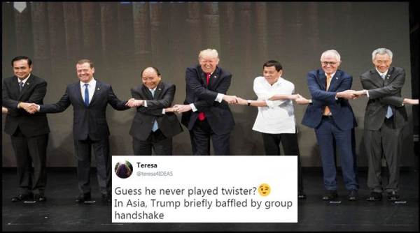 Hilarious viral 'handshake' meme celebrates unexpected friendships