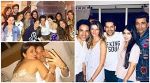 Tusshar Kapoor’s birthday bash photos: Tabu, Karan Johar, Ekta Kapoor attend the midnight party