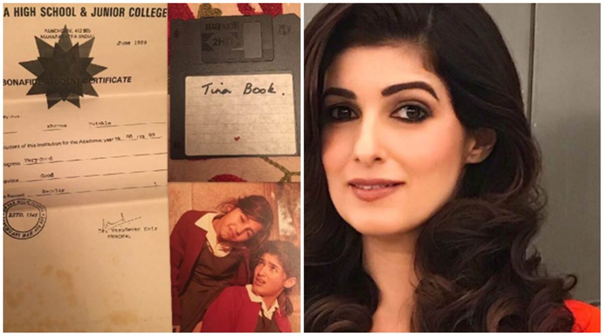 Twinkle Khanna Shares Some Childhood Treasures Revealing That She Was A Studious Kid See Photo Entertainment News The Indian Express