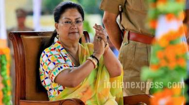 Rajasthan Chief Minister Vasundhara Raje