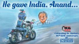 National Milk Day, Verghese Kurien, Amul, Amul topicals, Sudarsan Pattnaik, Father of White Revolution, indian express, indian express news