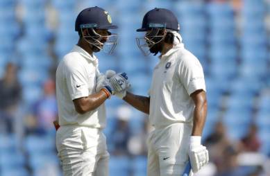 Cheteshwar Pujara scored his 14th ton and Murali vijay scored his 10th ton.