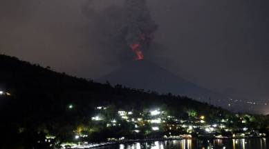 Bali, Bali volcano, Bali tourists, Bali airport, Bali evacuation, Mount Agung, world news, Indian Express news