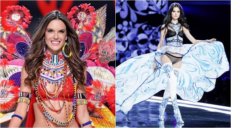 victoria's secret, victoria's secret annual show 2017, victoria's secret annual show in china, bella hadid in victoria's secret show, models walking for victoria's secret annual show, indian express, indian express news