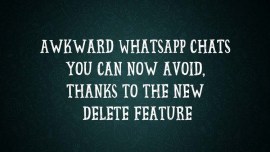 whatsapp, whatsapp features, whatsapp delete feature, whatsapp conversations, whatsapp funny conversations, whatsapp funny texts, whatsapp funny chats, whatsapp texts to ex, whatsapp funny, indian express, indian expresss news