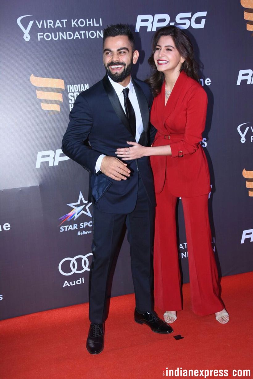 Virat Kohli, Anushka Sharma Up The Style Quotient At Indian Sports ...