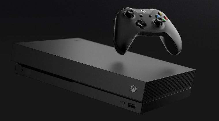 Microsoft, Xbox One X launch, Microsoft in-house video games, hard-core gamers, Satya Nadella, first-party titles, gaming console, Halo, Gears of War, Minecraft, Sony PlayStation, Android devices, iPhones, Microsoft hardware sales, Microsoft Azure cloud services, Xbox services revenue 