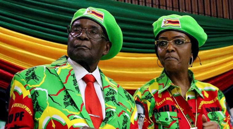 Zimbabwe, Robert Mugabe, Zimbabwe crisis, Political crisis in Zimbabwe, Grace Mugabe, Zanu PF, World news, indian express news