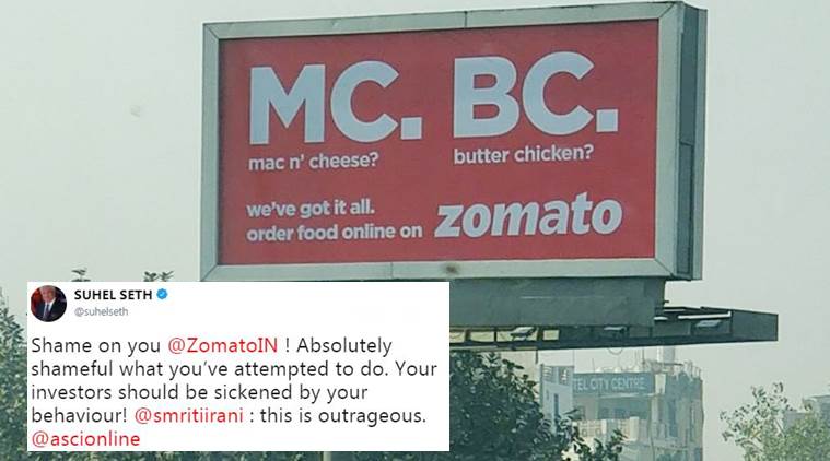 Zomato apologises after latest ‘MC BC’ ad goes viral, generating mixed