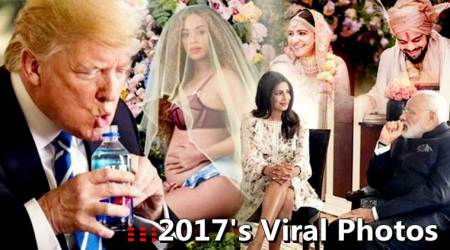 viral photos of 2017, most viral pictures of 2017, most popular pictures of 2017, 2017 viral photo, best moments of 2017, indian express, indian exress news, social media viral 2017