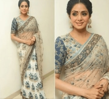 sabyasachi sarees sridevi