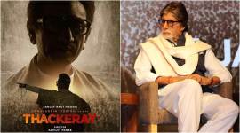amitabh bachchan at bal thackeray movie poster release