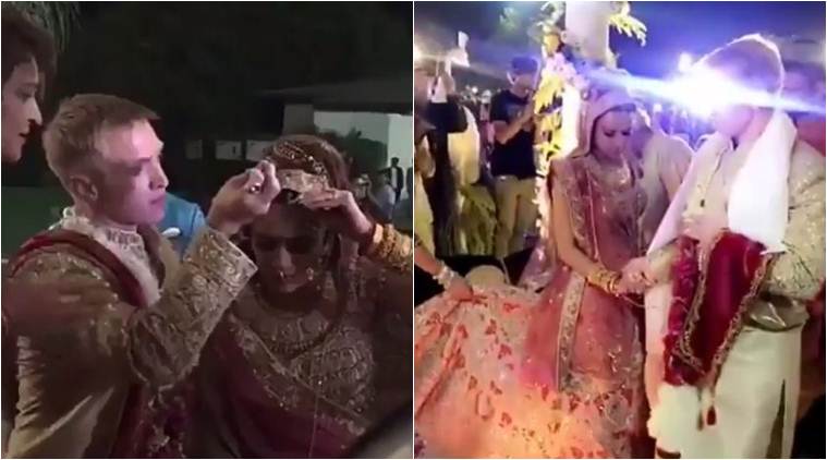 aashka goradia and brent goble get married