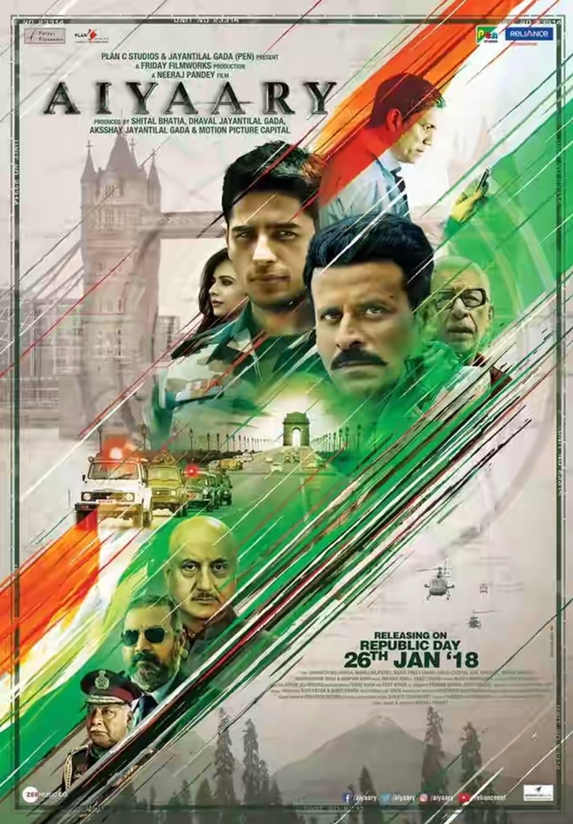Aiyaary sidharth malhotra manoj bajpayee rakul preet