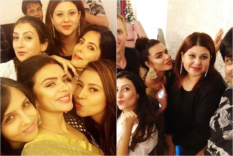 aashka brent dinner, juhi parmnar house party, juhi aashka photos