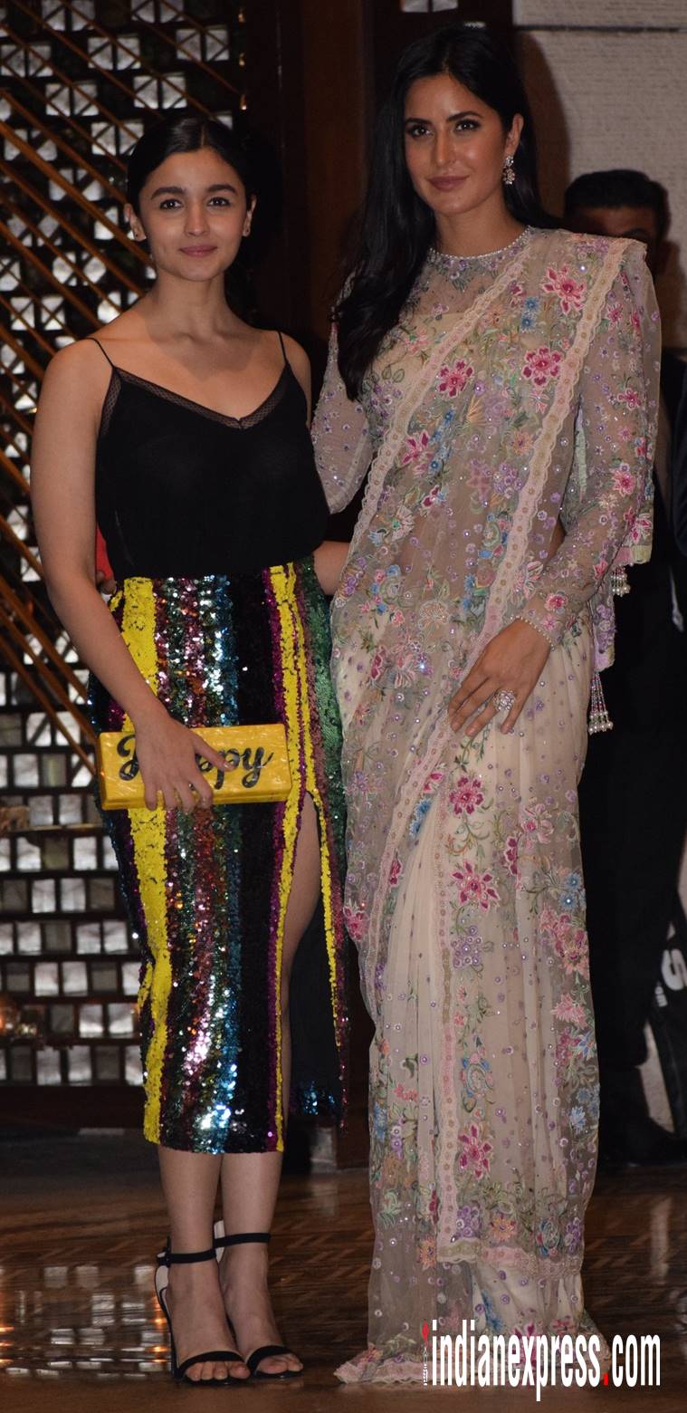 Katrina Kaif and Alia Bhatt bring grace and glamour to the Ambani party thrown to welcome the London Mayor.