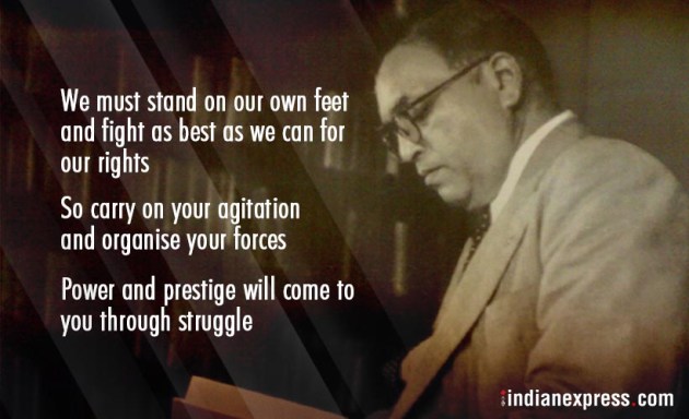 br ambedkar, br ambedkar quotes, br ambedkar death anniversary, br ambedkar inspiring quotes, indian express, indian express news
