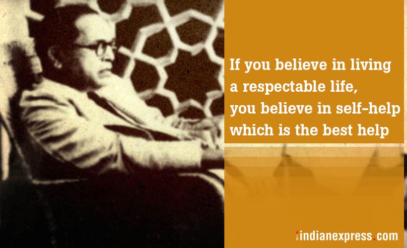 br ambedkar, br ambedkar quotes, br ambedkar death anniversary, br ambedkar inspiring quotes, indian express, indian express news