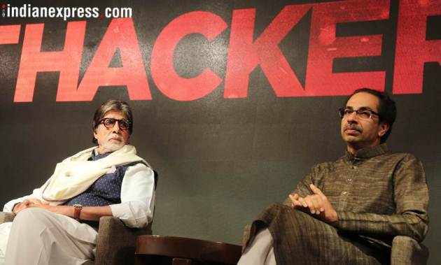 photos of Amitabh Banchan with Shivsena president Uddhav Thackeray