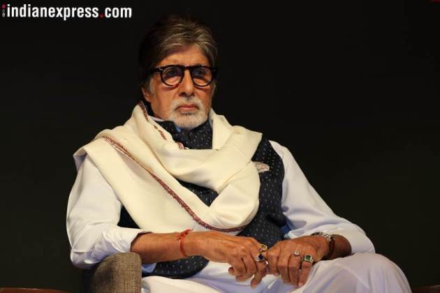 photos of amitabh bachchan from Thackeray poster release