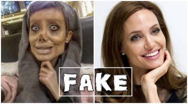 angeline jolie lookalike, angeline jolie copycat, iranian teenager 50 surgeries, angelina jolie lookalike surgery, zombie angelina jolie, fake angeline jolie lookalike, truth behind angelina jolie lookalike, indian express, indian express news
