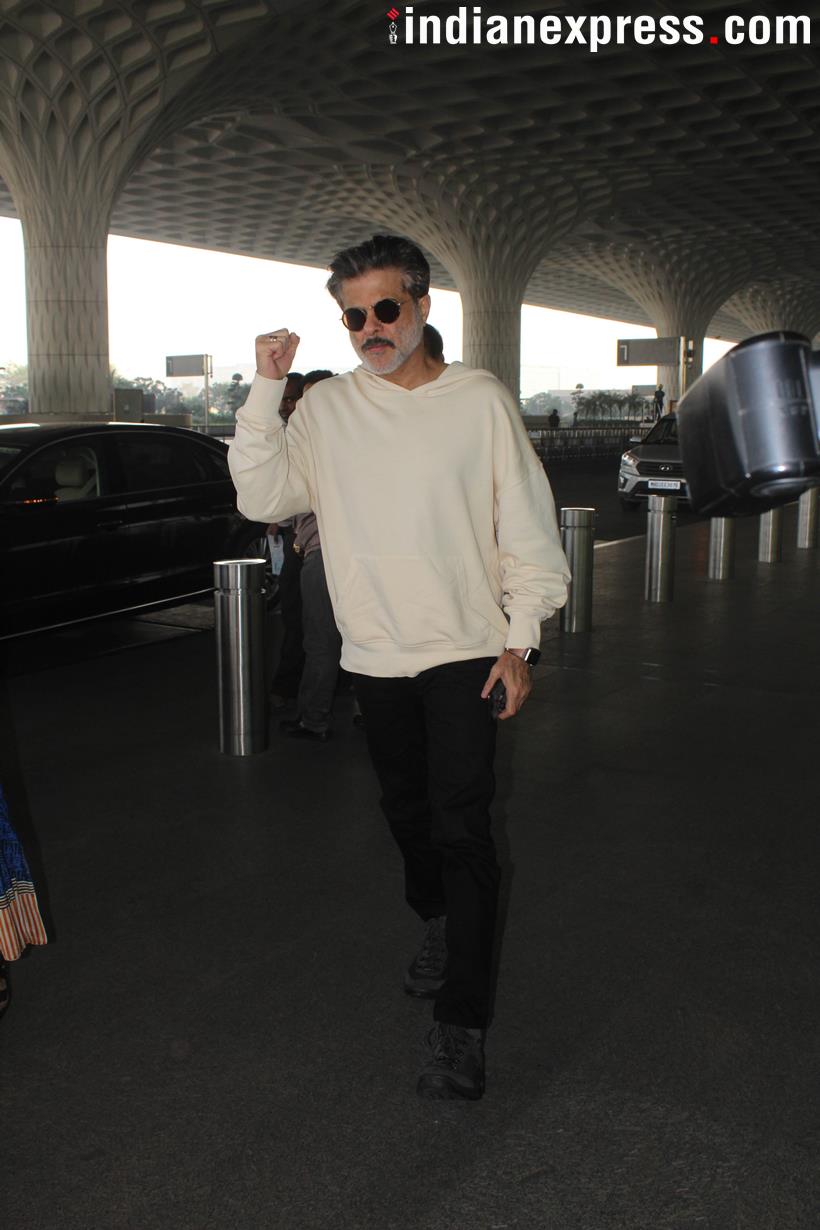 Anil kapoor at the airport