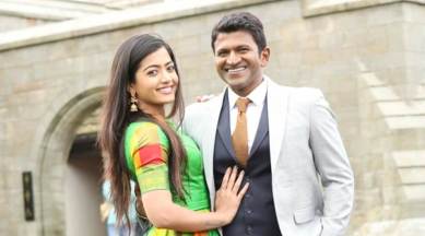 anjaniputra film review puneeth rajkumar rashmika mandanna