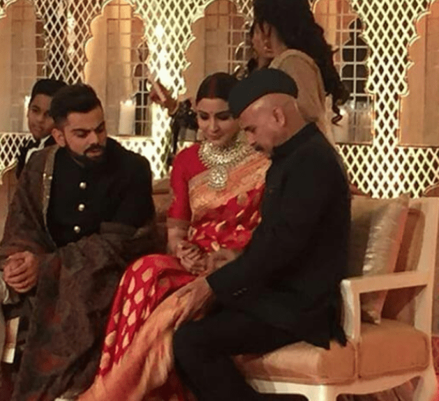 anushka sharma virat kohli wedding reception photos